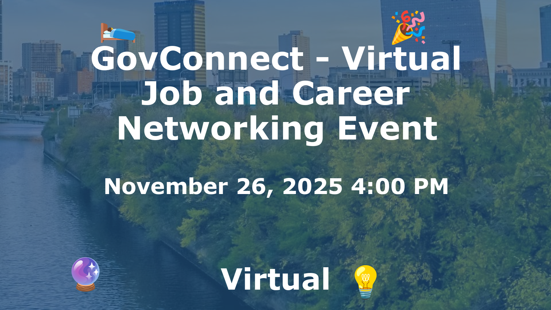 GovConnect - Virtual Job and Career Networking Event event image